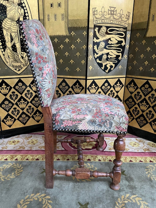 Suite Of 6 Louis XIII Style Chairs