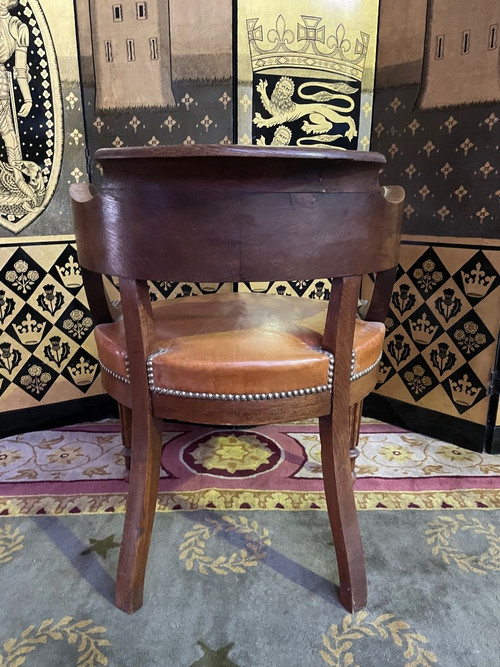 Poltrona da ufficio in stile Luigi Filippo