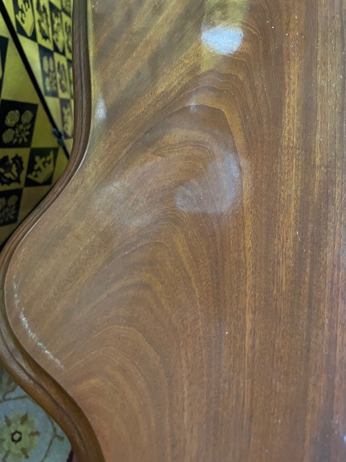 Guéridon Violonné En Acajou Napoléon III