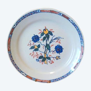 Earthenware plate: 18th century mills.