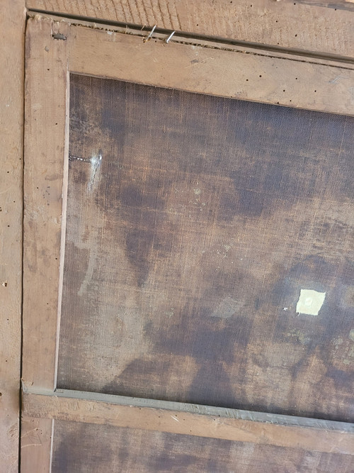 Portrait d'Un érudit, Huile Sur Toile Encadrée, XVIIIème Siècle