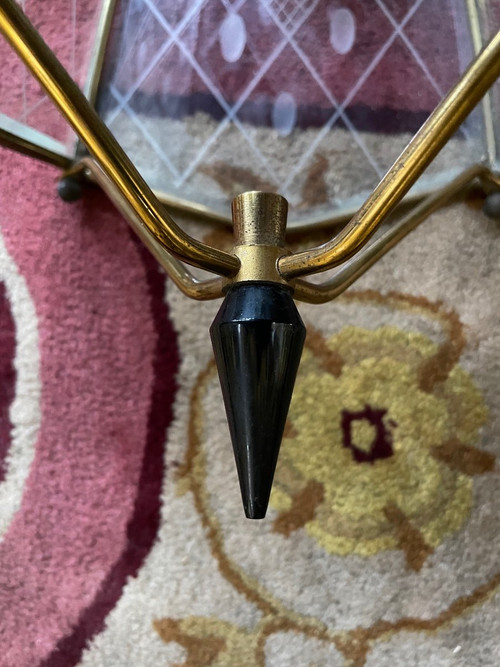 Paire De Torchères Flambeaux Appliques 1960