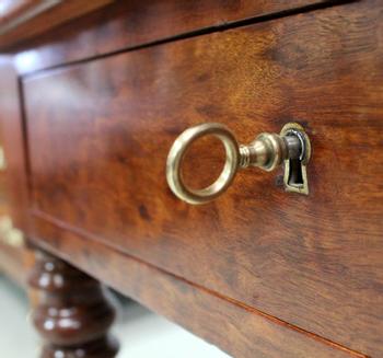 Table Bureau en Acajou de Cuba, époque Louis Philippe – Milieu XIXe