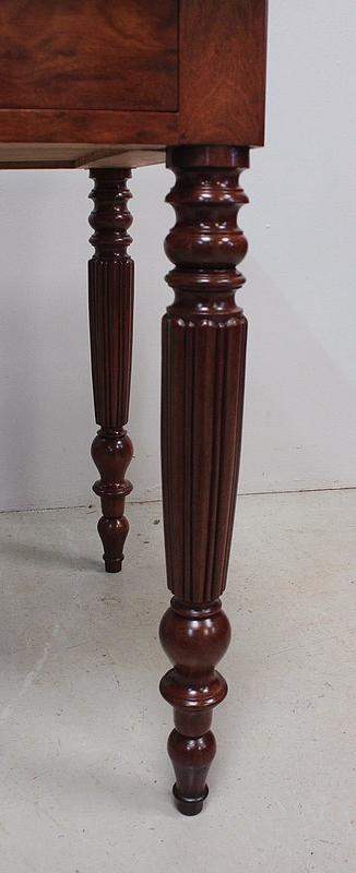 Table Bureau en Acajou de Cuba, époque Louis Philippe – Milieu XIXe
