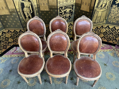 Suite Of 6 XVI Style Chairs