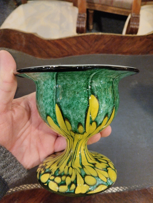 Vase- Verre - Franz Welz - Bohême - V. 1930.