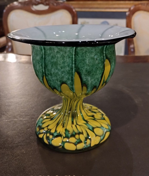 Vase- Verre - Franz Welz - Bohême - V. 1930.