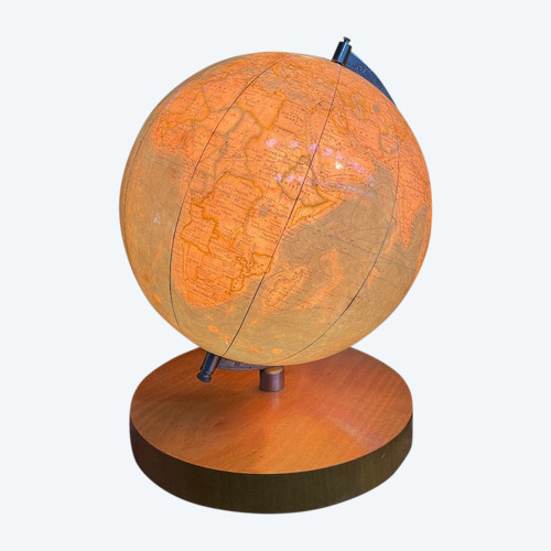 World Map - Terrestrial Globe 1970