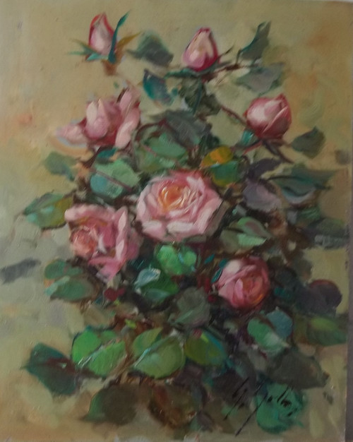 composition de roses de Gino Galliaz