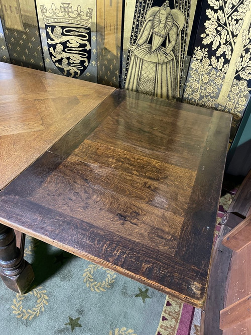 Louis XIII Farmhouse Table with Allonges