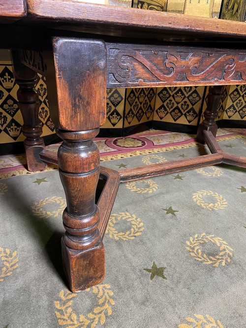 Louis XIII Farmhouse Table with Allonges