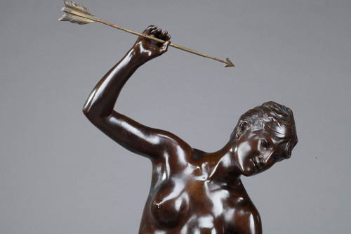 Scultura in bronzo, "Venere e Amore"