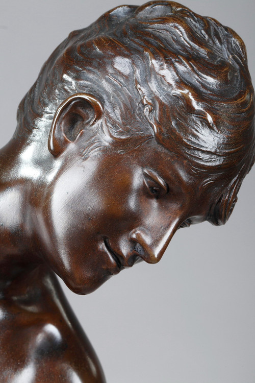 Scultura in bronzo, "Venere e Amore"