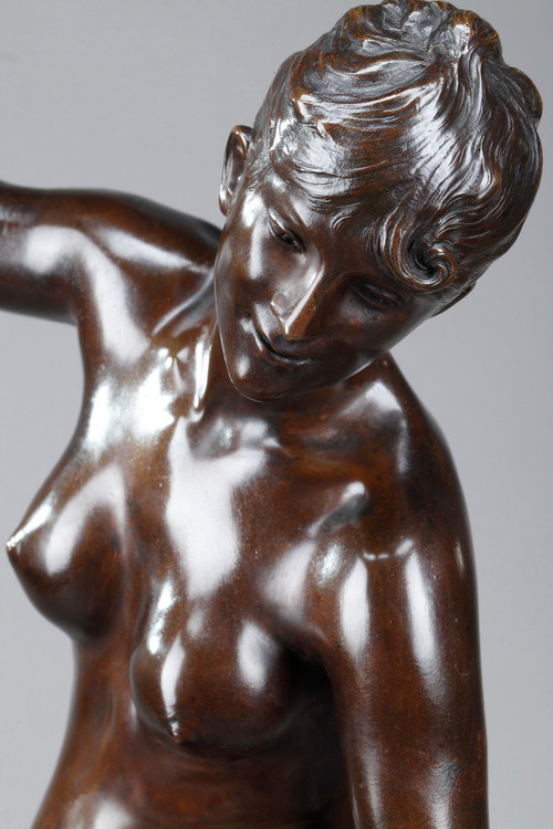 Scultura in bronzo, "Venere e Amore"