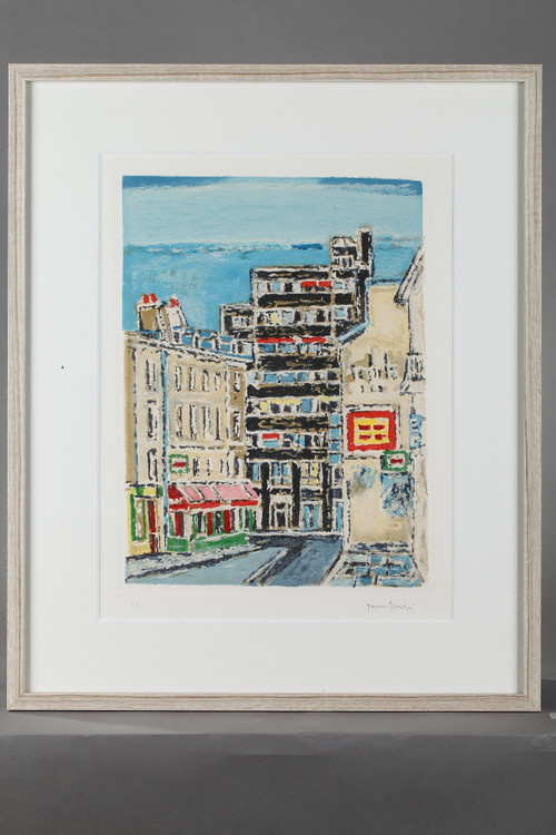Four engravings of Paris by Orfeo Tamburi for the series Paris 20+1