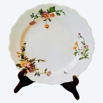 Earthenware plate: Marseille Manufacture Fauchier XVIIIth century.