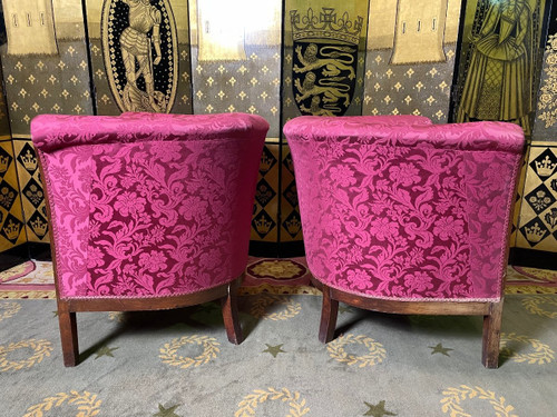 Paire De Fauteuils Bergères époque Art Déco