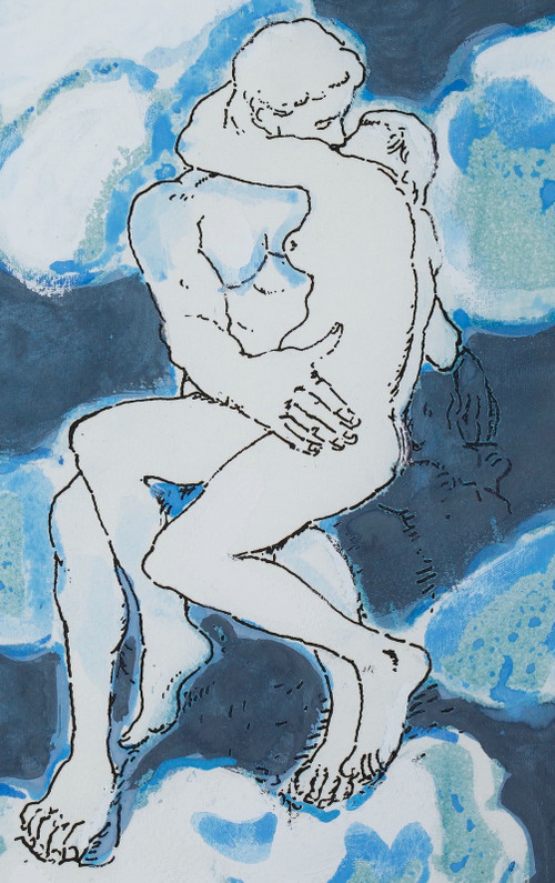 Incisione “Omaggio a Rodin” di Orfeo Tamburi nella collezione Paris 20+1