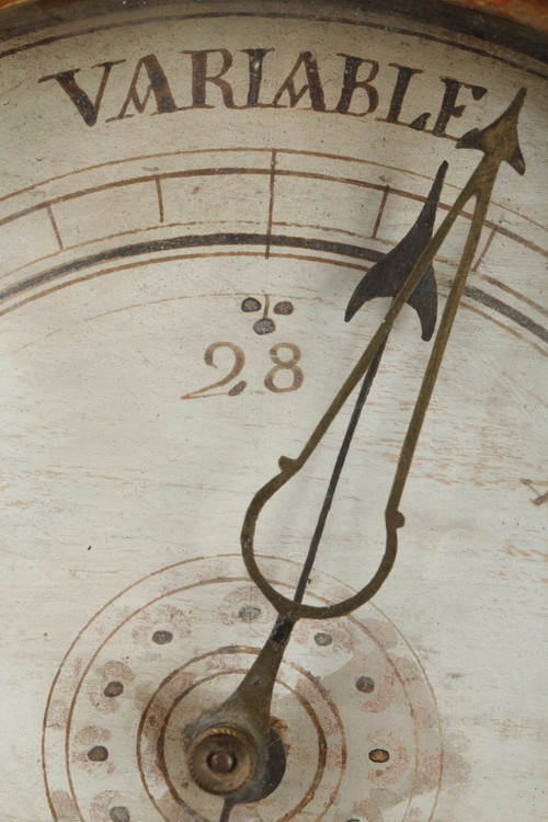 Steingarten-Barometer-Thermometer aus der Zeit Ludwigs XV