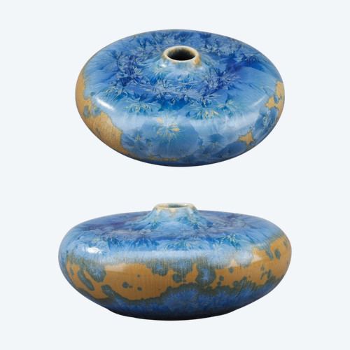 Small Vallauris ceramic vase by Serafino Ferraro 