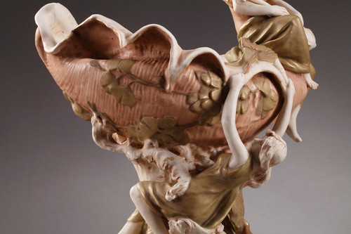 Large Royal Dux Cup, Art Nouveau Period