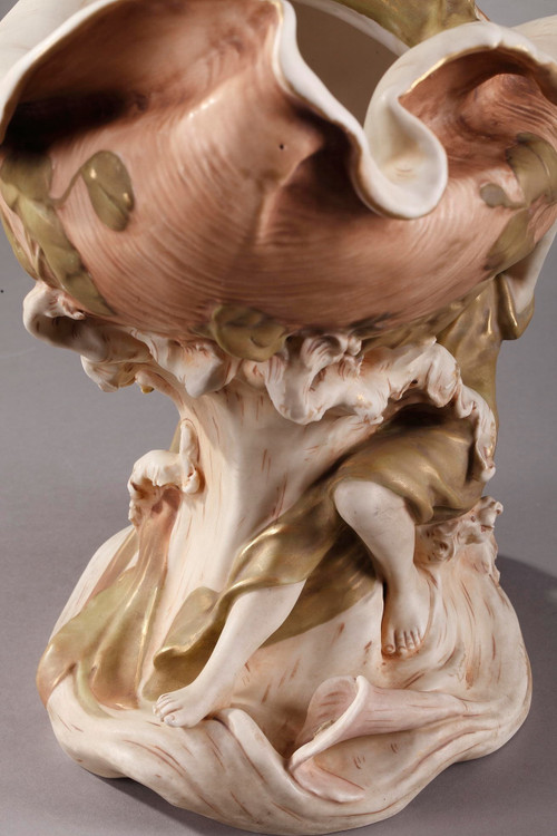 Large Royal Dux Cup, Art Nouveau Period