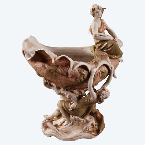 Large Royal Dux Cup, Art Nouveau Period