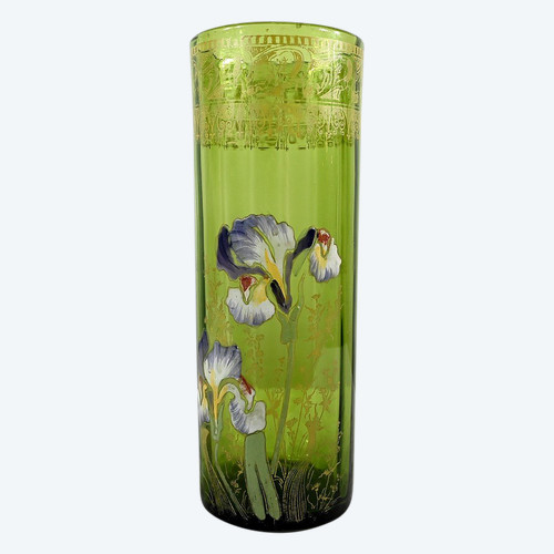 Vaso Legras “Les Iris”, Art Nouveau – Fine XIX secolo