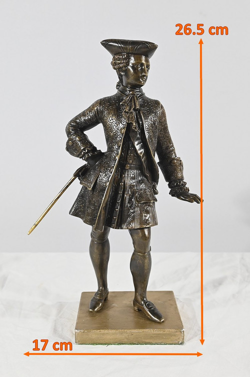 Bronzo “Il Gentiluomo con il Tricorno” – Fine XIX secolo