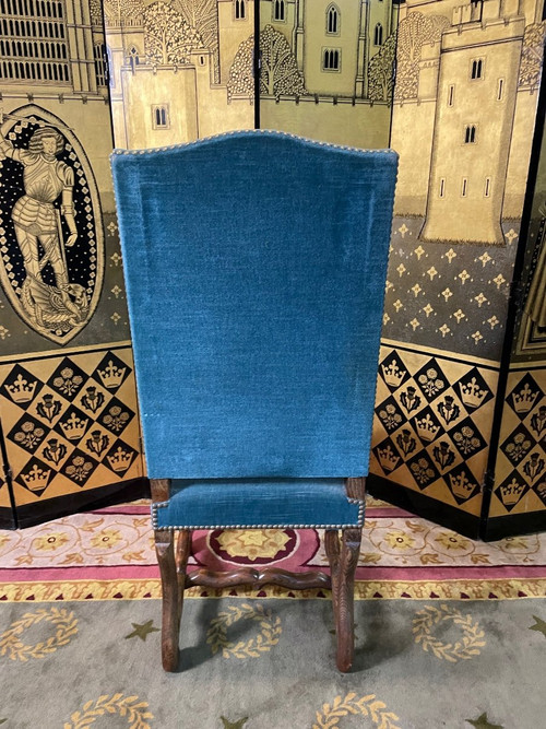 Suite De 6 Chaises De Style Louis XIII - Os De Mouton