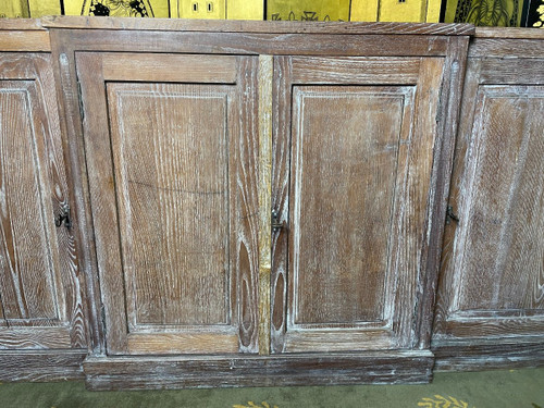 Sideboard In Solid Limed Oak 1950
