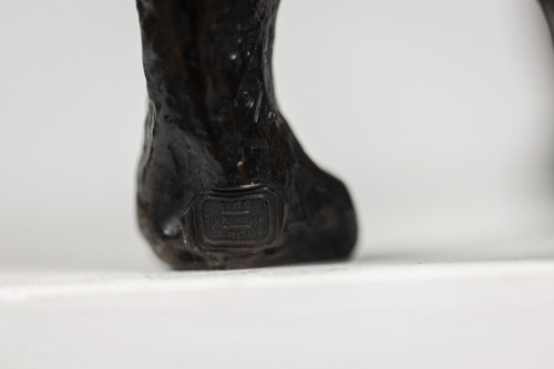 François Pompon. „Dog Basset TOC“, Bronze, Druck von 2006.