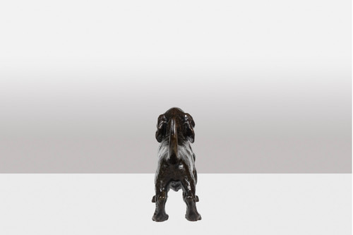 François Pompon. „Dog Basset TOC“, Bronze, Druck von 2006.