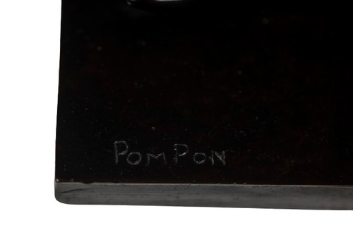 François Pompon. « Panthère noire », bronze, tirage de 2006.