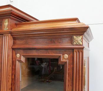 Libreria in mogano, stile Luigi XVI - Fine XIX secolo