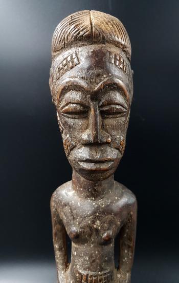 Baoulé Männliche Figur - Elfenbeinküste - Mitte des 20. Jahrhunderts