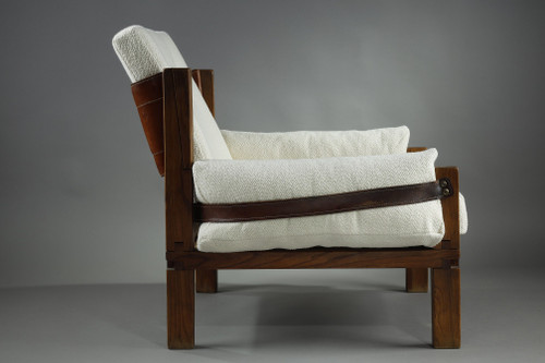 Armchair by Pierre CHAPO from the 1970s, S15 MODEL