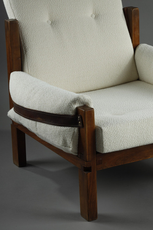 Armchair by Pierre CHAPO from the 1970s, S15 MODEL