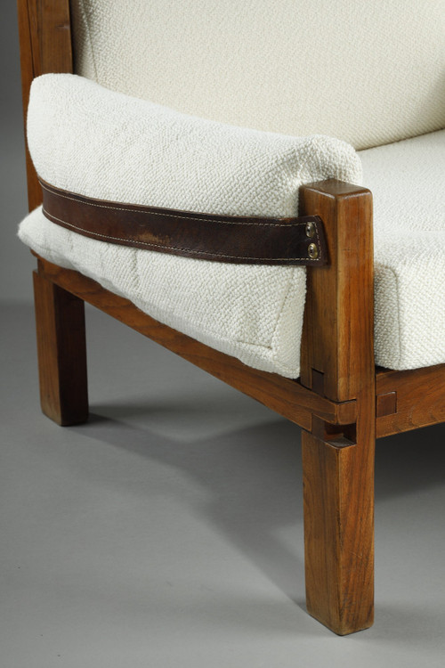 Armchair by Pierre CHAPO from the 1970s, S15 MODEL