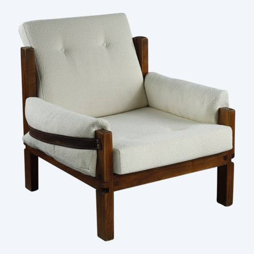 Armchair by Pierre CHAPO from the 1970s, S15 MODEL