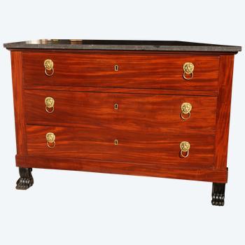 Commode EMPIRE en ACAJOU de CUBA
