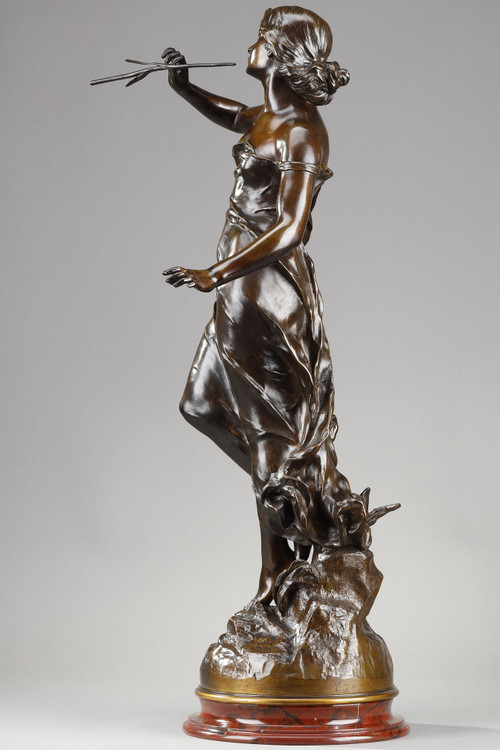 Bronze „La Renommée“, signiert Julien Causse