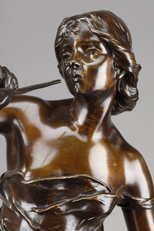 Bronze „La Renommée“, signiert Julien Causse