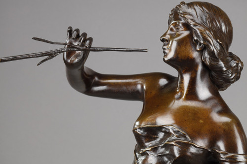 Bronze „La Renommée“, signiert Julien Causse