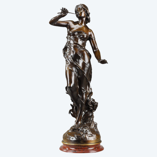 Bronze „La Renommée“, signiert Julien Causse