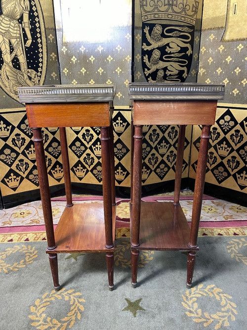 Paire De Tables De Chevet De Style Louis XVI