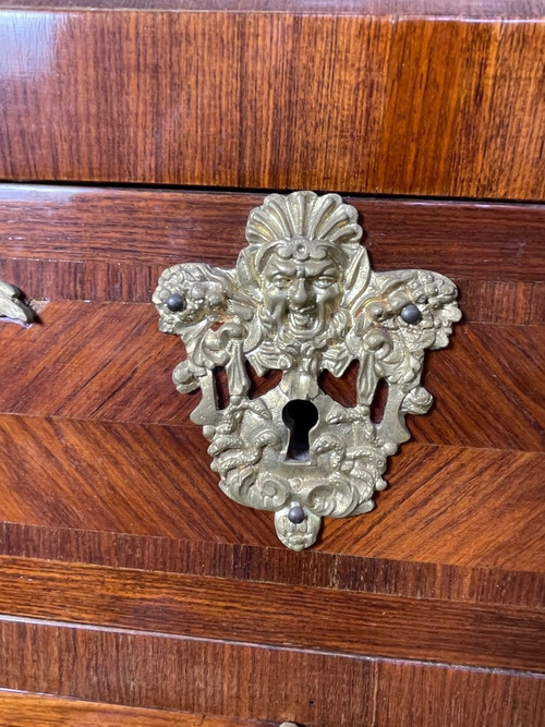 Sekretär Im Stil von Louis XV In Intarsienarbeit