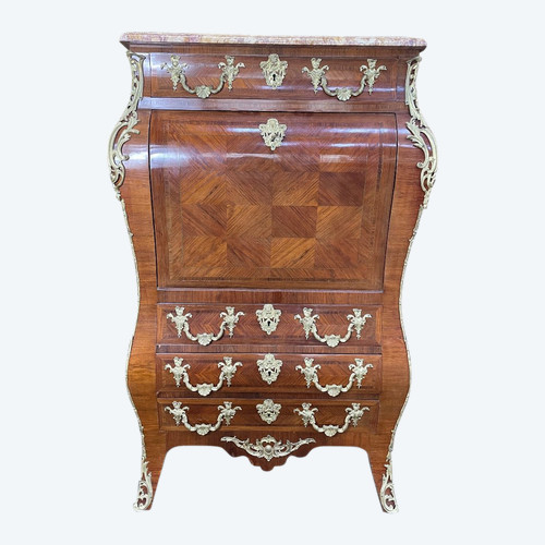 Sekretär Im Stil von Louis XV In Intarsienarbeit