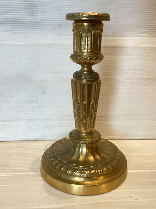 Pair of Louis XVI candlesticks