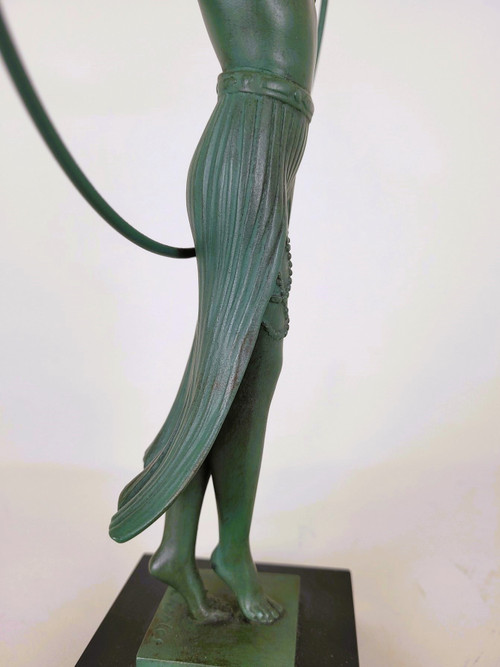 Charles und Max Le Verrier, Bayadère, Skulptur, Art Deco, 20. Jahrhundert